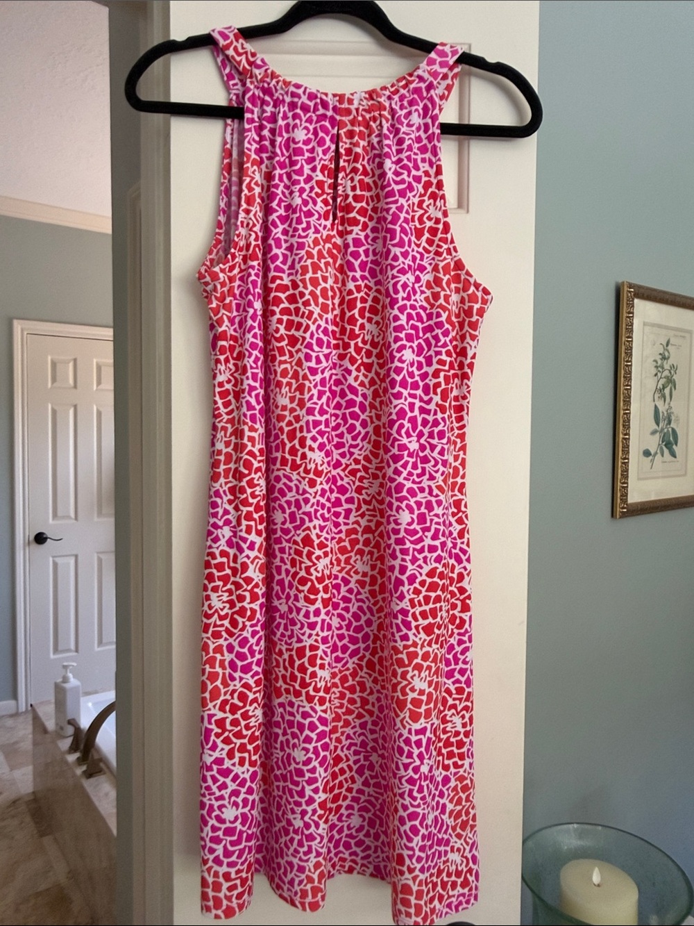 Jude Connally Pink & Coral Abstract Floral Top - Picture 3 of 3
